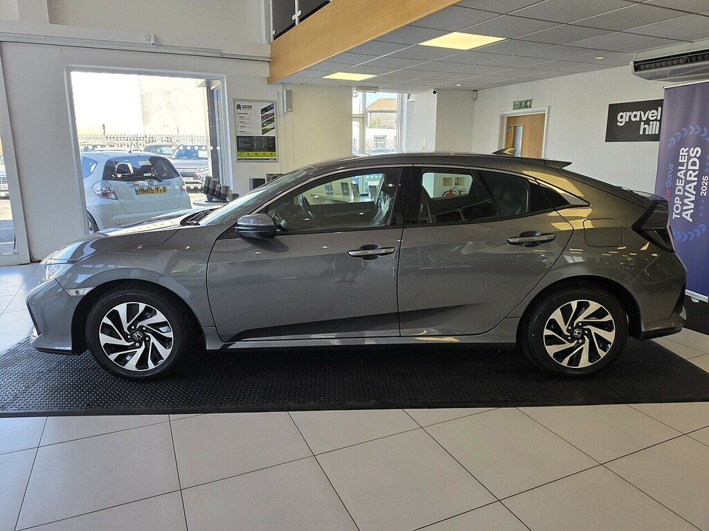 Honda Civic 1.0 Vtec Turbo Se Hatchback Cvt Euro 6 FY18XEE Grey #4