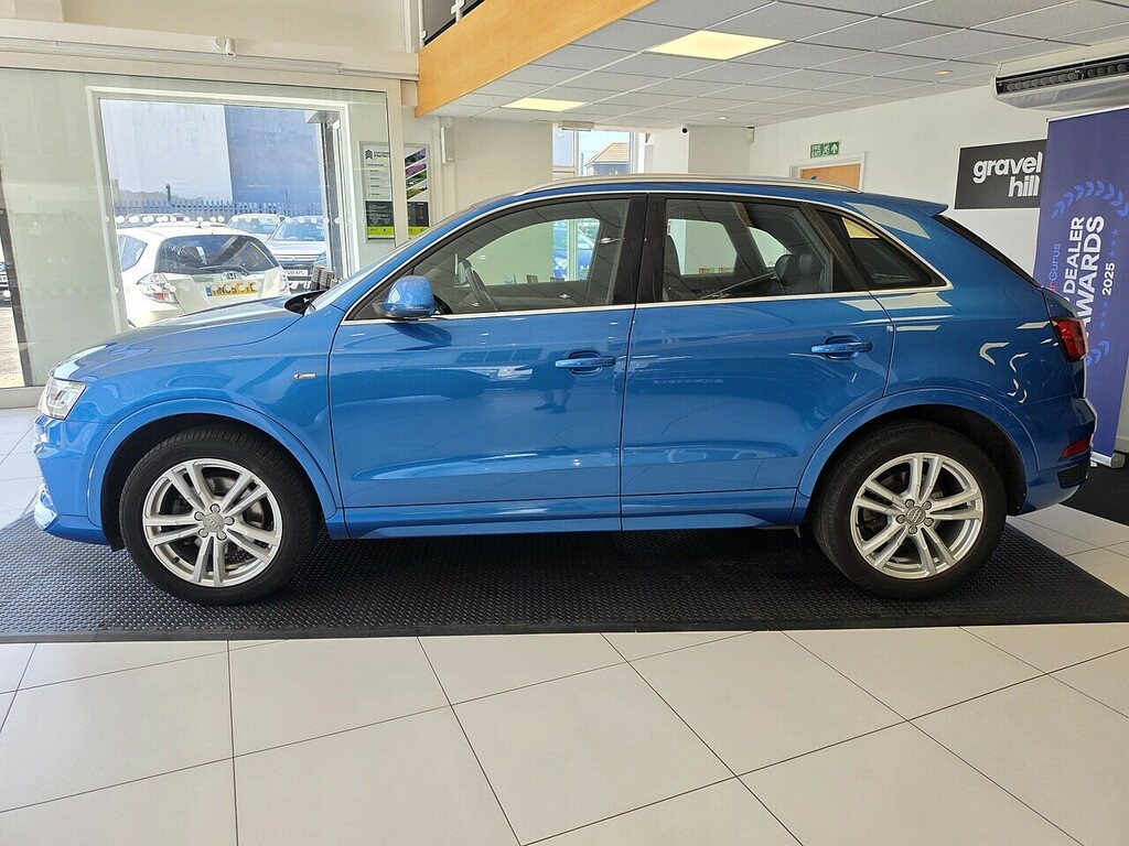 Audi Q3 2.0 Tdi S Line Edition Suv Euro KT17GNY Blue #4
