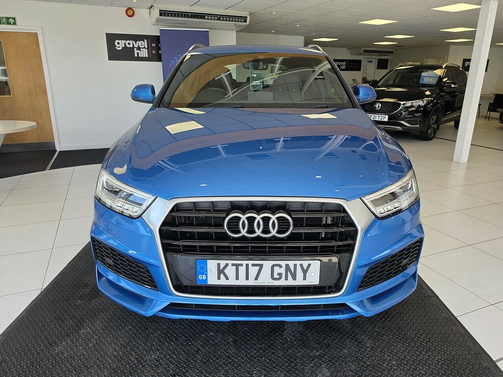 Audi Q3 2.0 Tdi S Line Edition Suv Euro KT17GNY Blue #2
