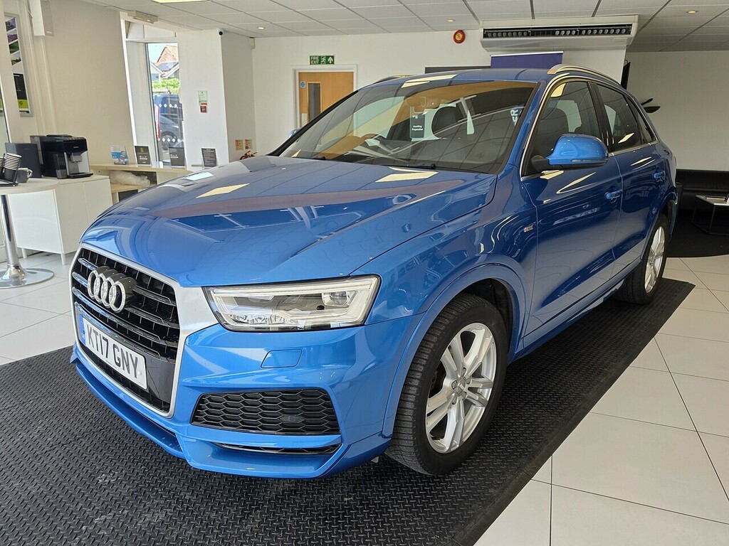 Audi Q3 2.0 Tdi S Line Edition Suv Euro KT17GNY Blue #3