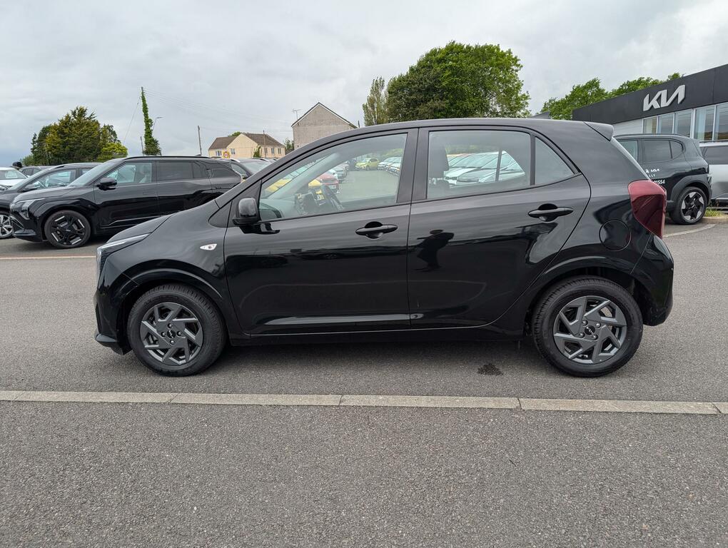 Kia Picanto 1.0 2 Hatchback Euro 6 Ss 62 CV75GZT Black #6