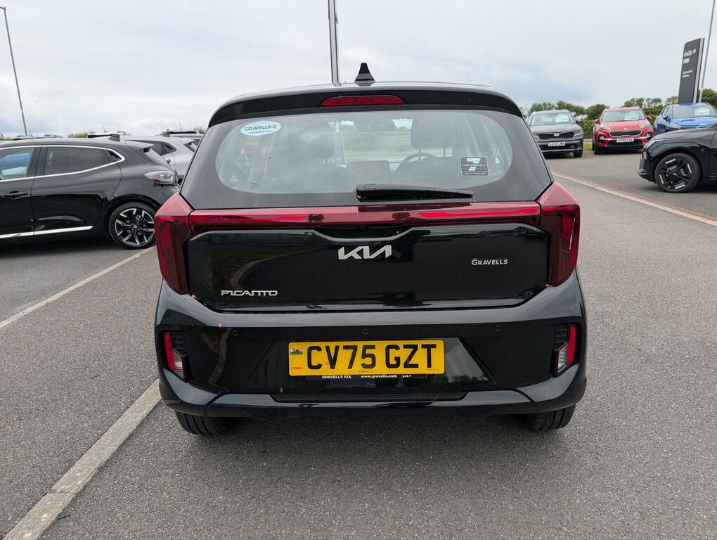 Kia Picanto 1.0 2 Hatchback Euro 6 Ss 62 CV75GZT Black #4