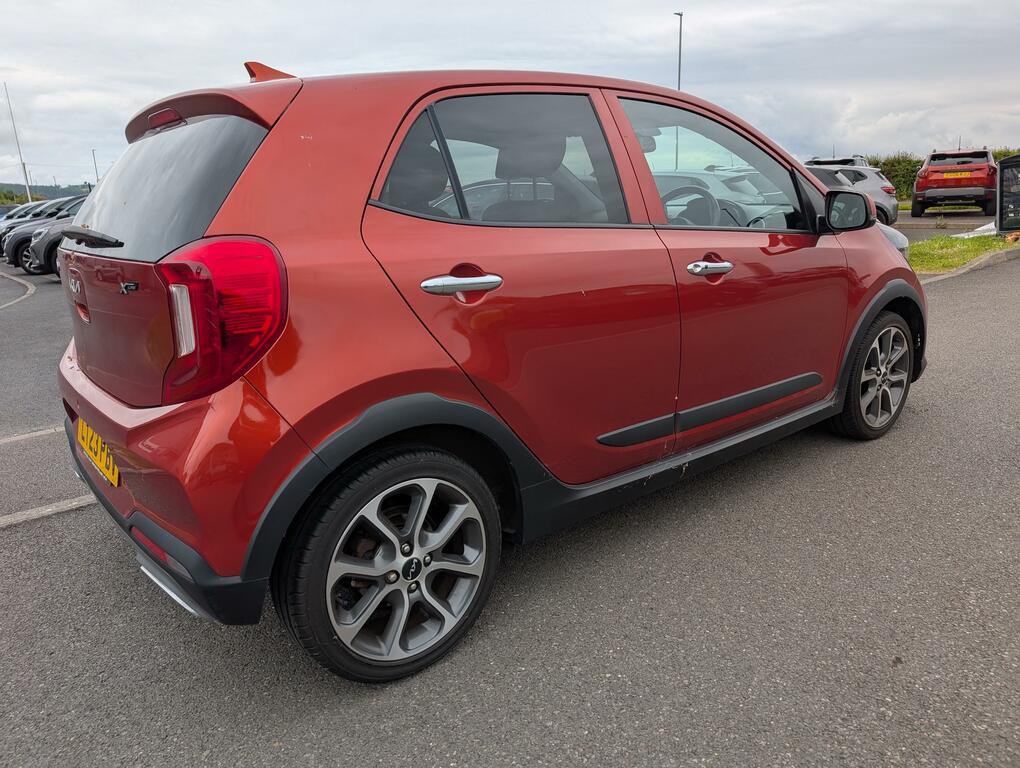 Kia Picanto 1.0 Dpi X-line S Hatchback Amt Euro 6 LT23PBV Orange #3