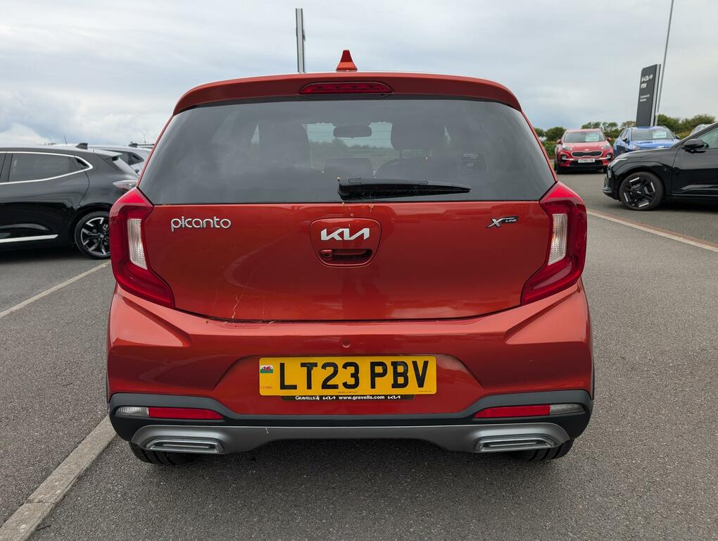 Kia Picanto 1.0 Dpi X-line S Hatchback Amt Euro 6 LT23PBV Orange #4