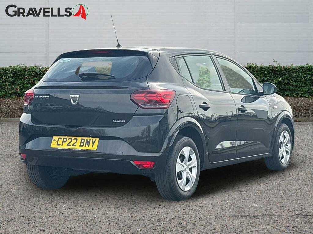 Dacia Sandero 1.0 Sce Essential Hatchback Euro CP22BMY Black #3