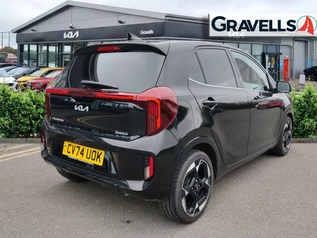 Kia Picanto 1.0 3 Hatchback Amt Euro 6 Ss 62 Bh Black #3
