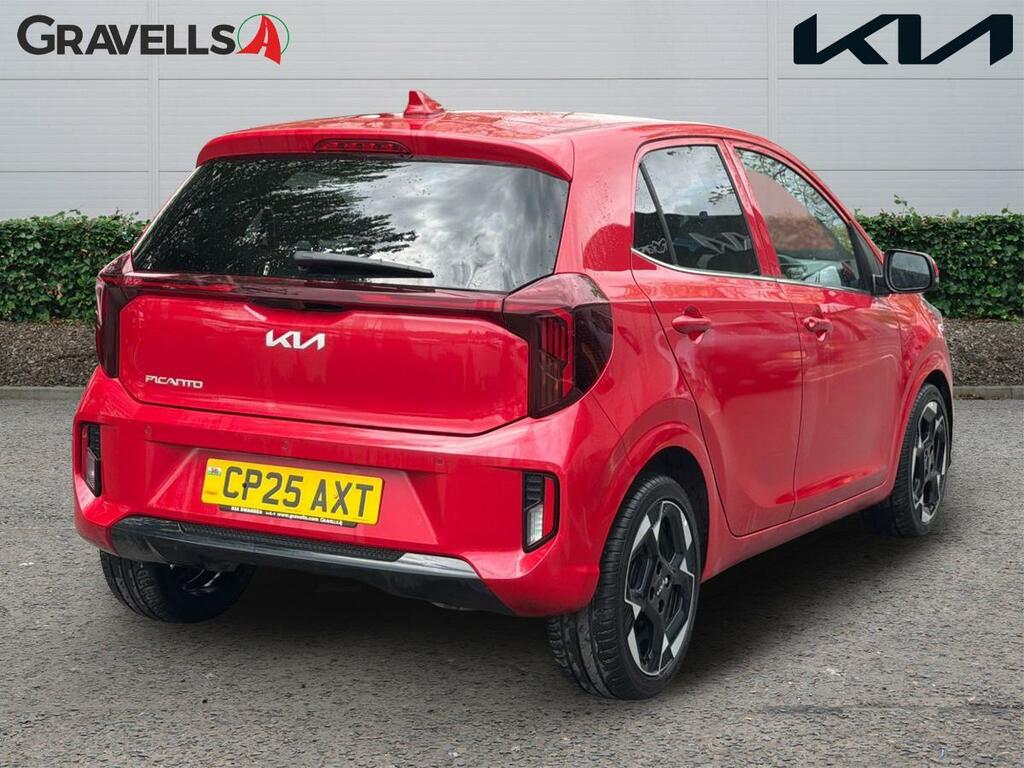 Kia Picanto 1.0 3 Hatchback Amt Euro 6 Ss 62 Bh CP25AXT Red #3