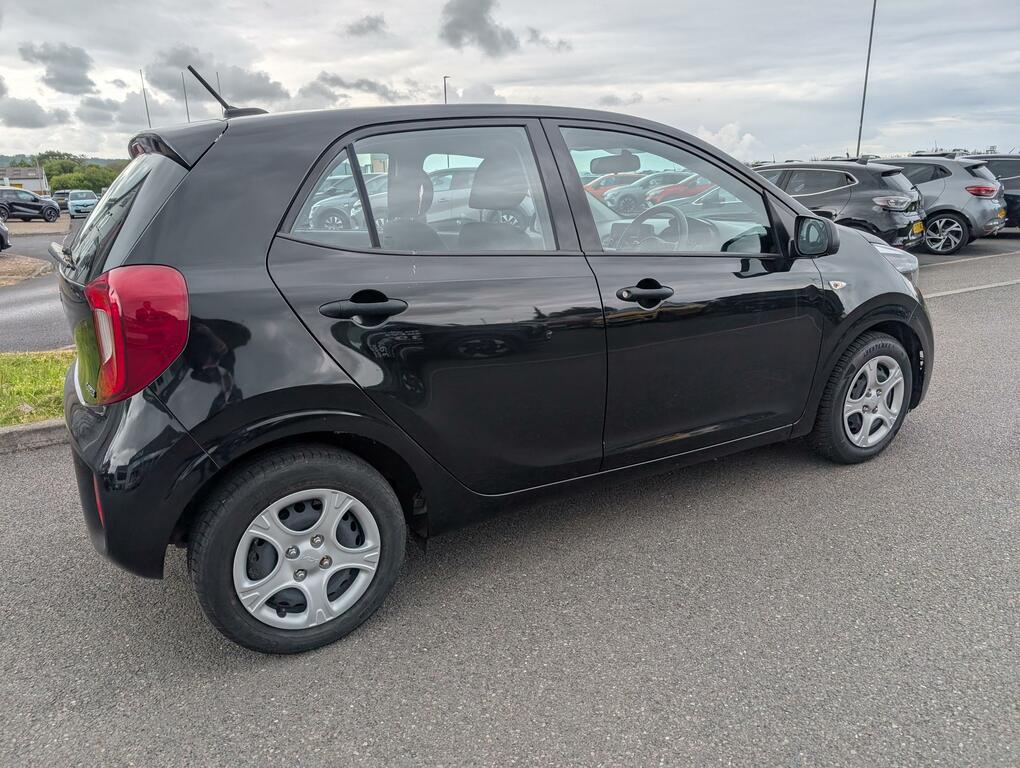 Kia Picanto 1.0 Dpi 1 Hatchback Euro 6 Ss CK24HLM Black #3