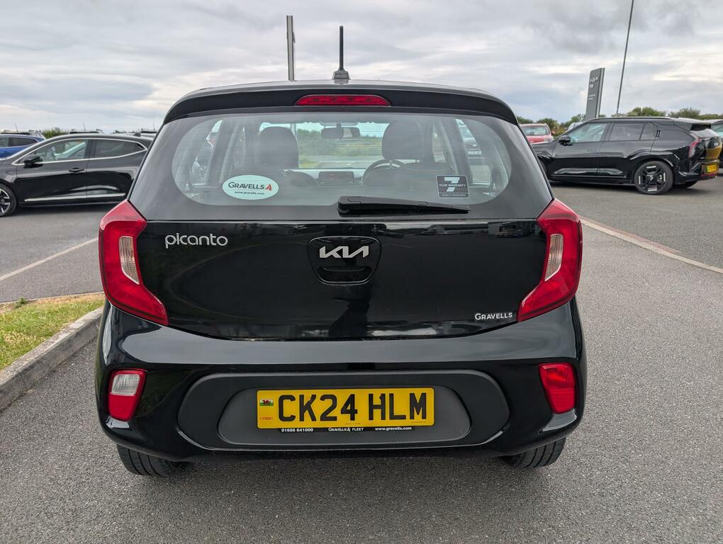 Kia Picanto 1.0 Dpi 1 Hatchback Euro 6 Ss CK24HLM Black #4