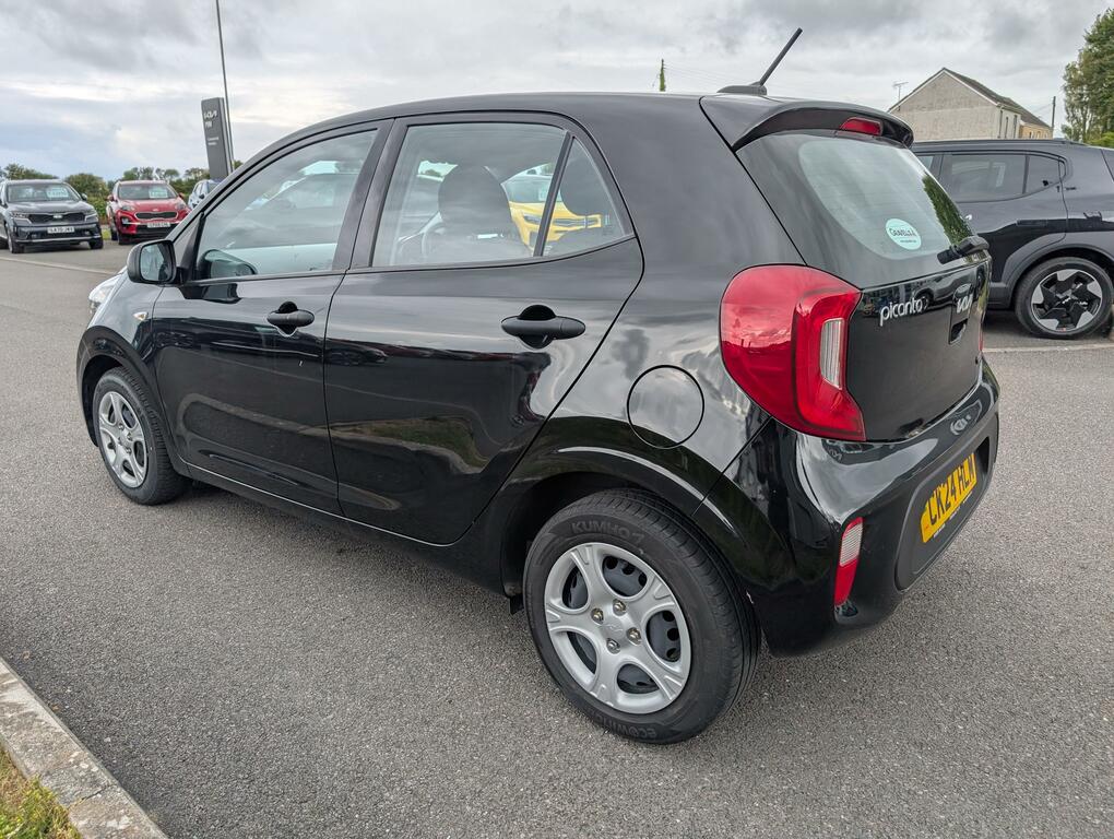 Kia Picanto 1.0 Dpi 1 Hatchback Euro 6 Ss CK24HLM Black #5