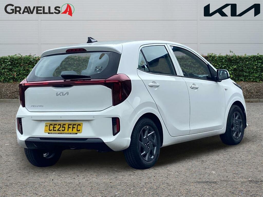 Kia Picanto 1.0 2 Hatchback Euro 6 Ss 62 CE25FFC White #3