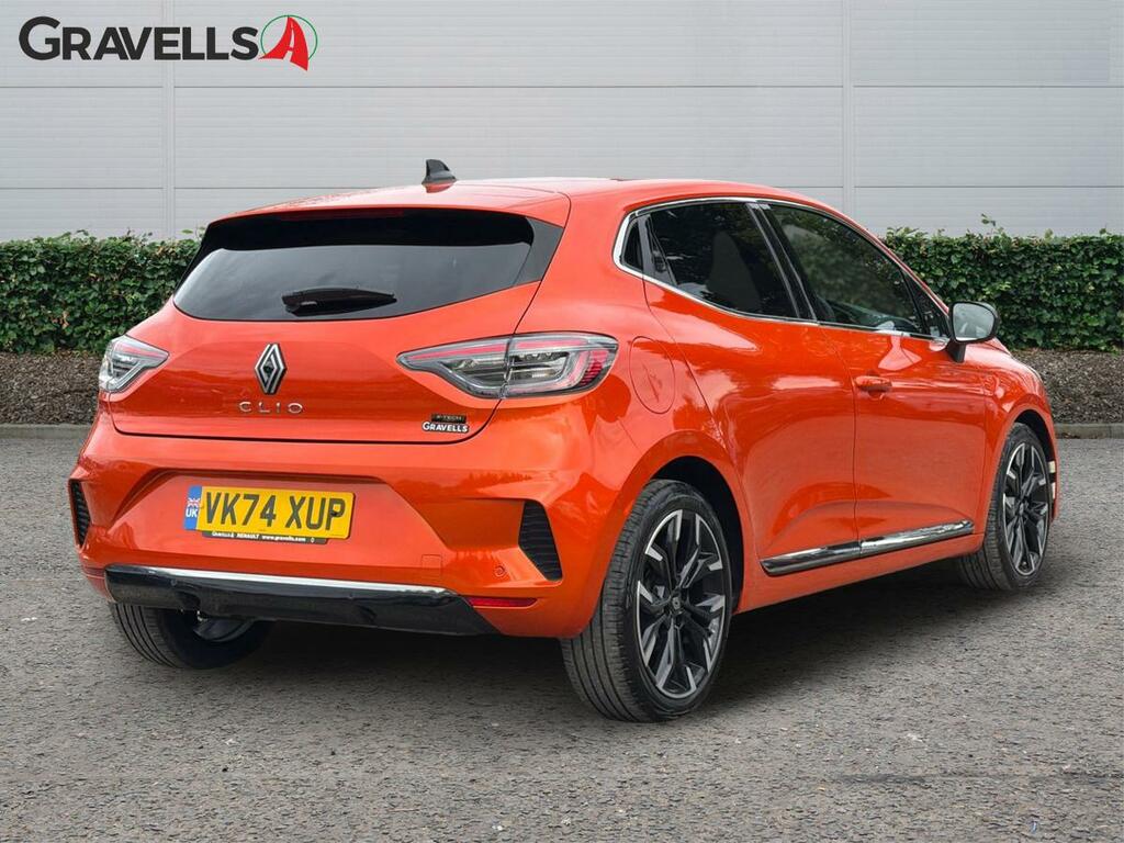 Renault Clio 1.6 E-tech Techno Hatchback Hybrid VK74XUP Blue #3