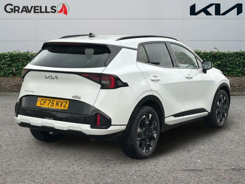 Kia Sportage 1.6 H T-gdi Gt-line Suv Hybrid Eur CF75KVZ White #3