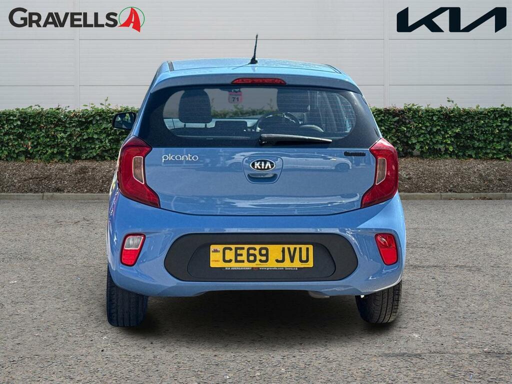 Kia Picanto 1.0 1 Hatchback Euro 6 66 Bhp CE69JVU Blue #4