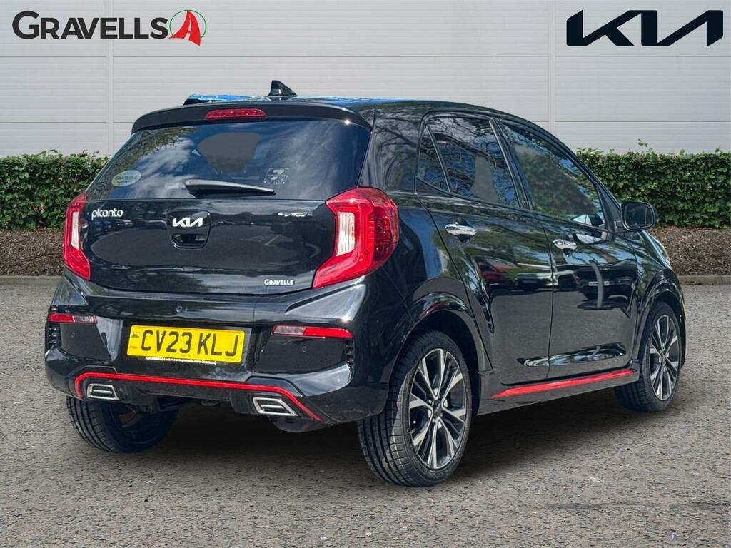 Kia Picanto 1.0T Gdi Gt-line S 4 Seats 99 CV23KLJ Black #3