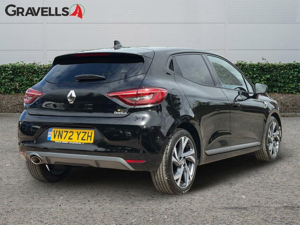 Renault Clio 1.0 Tce Rs Line Hatchback Euro 6 VN72YZH Black #3