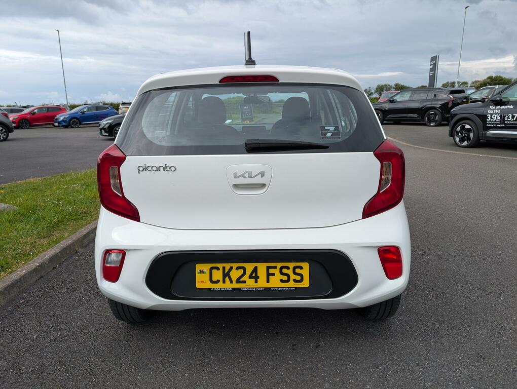 Kia Picanto 1.0 Dpi 1 Hatchback Euro 6 Ss CK24FSS White #4