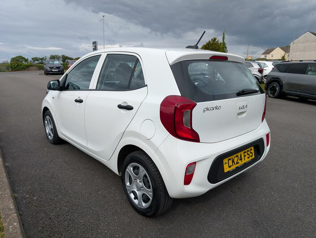 Kia Picanto 1.0 Dpi 1 Hatchback Euro 6 Ss CK24FSS White #5