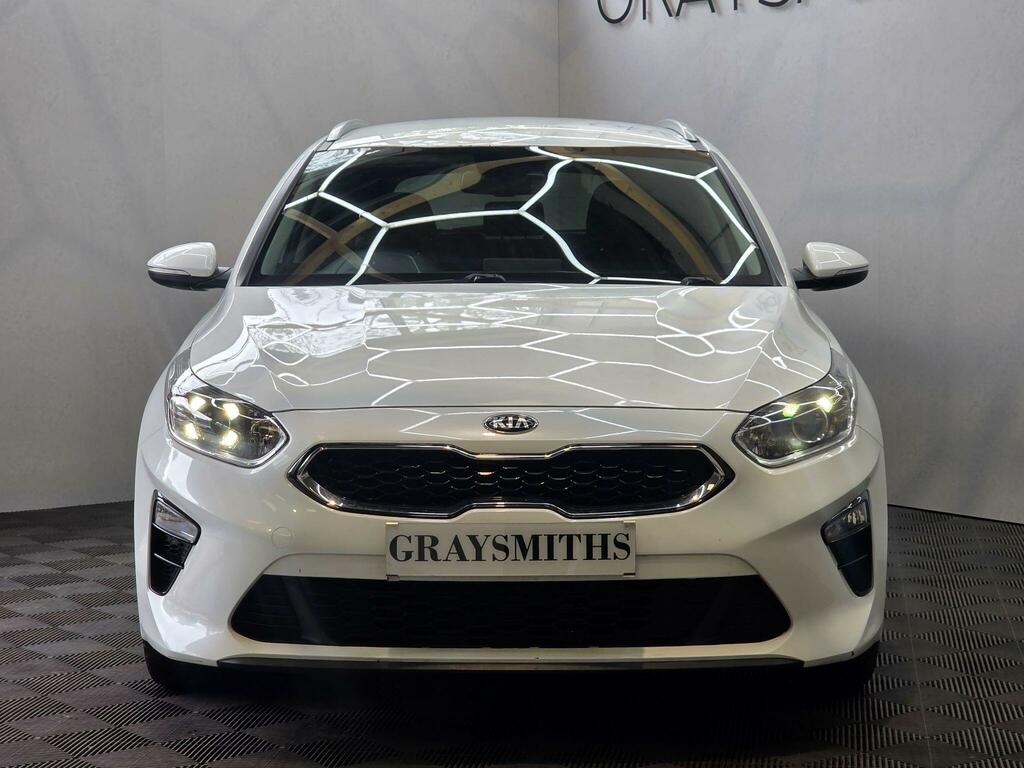 Kia Ceed 1.6 Crdi 3 Sportswagon Euro 6 Ss  White #4