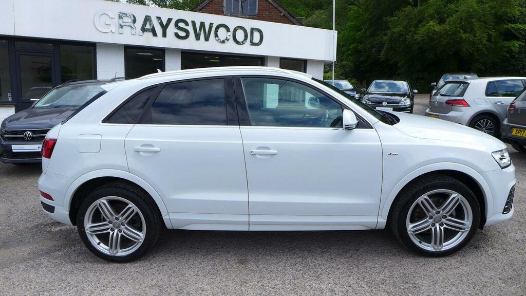 Audi Q3 2.0 Tfsi S Line Plus S Tronic Quattro Euro 6 Ss GF16NWB White #4