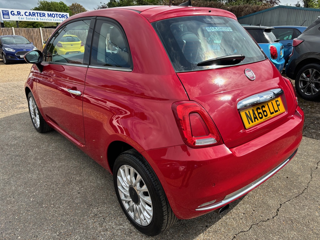 Fiat 500 1.2 Lounge Euro 6 S S NA66LLP Red #4