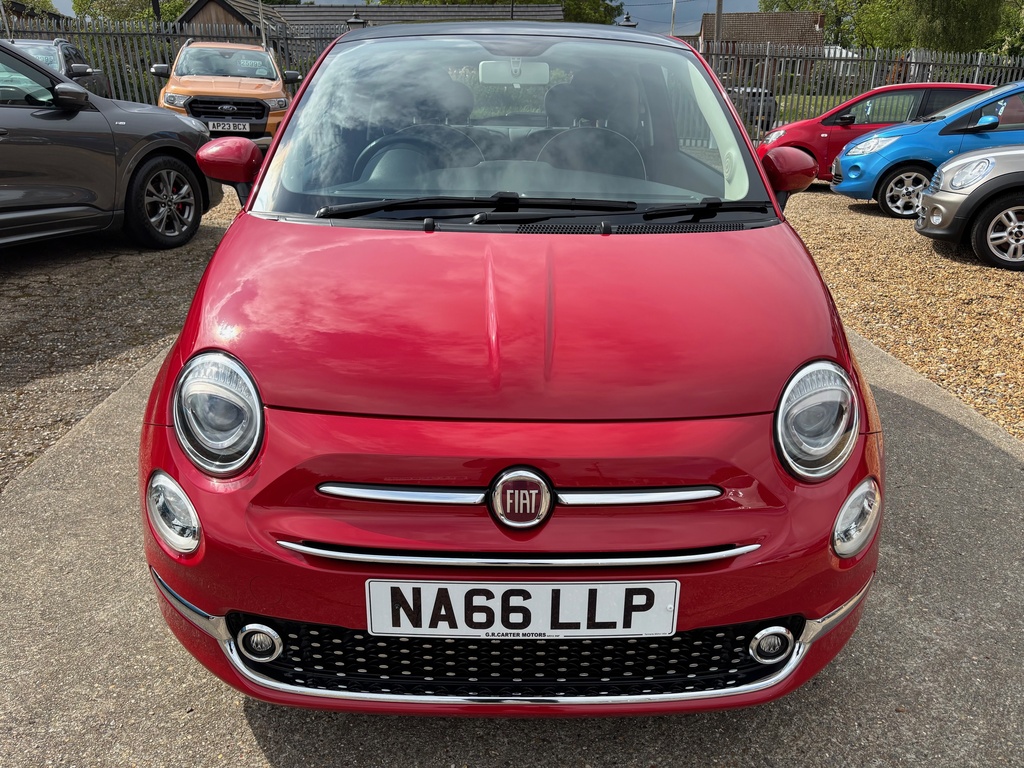 Fiat 500 1.2 Lounge Euro 6 S S NA66LLP Red #2