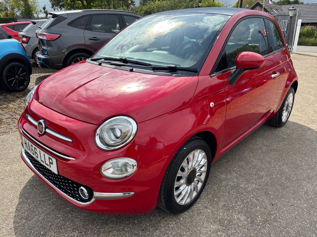 Fiat 500 1.2 Lounge Euro 6 S S NA66LLP Red #3