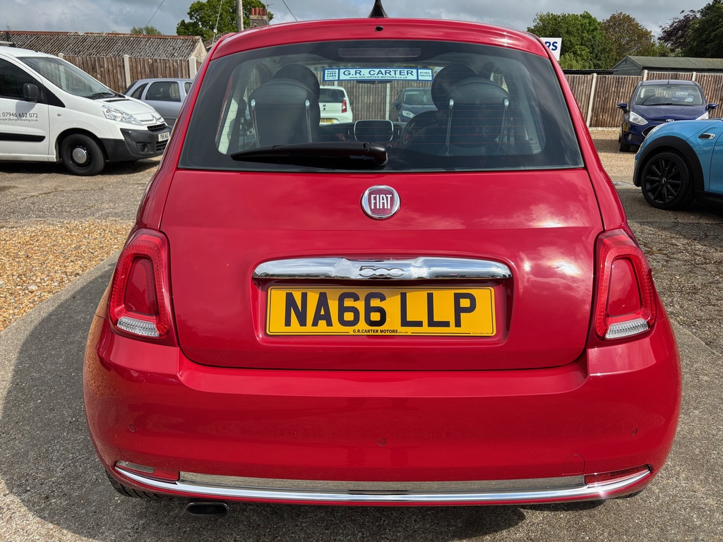 Fiat 500 1.2 Lounge Euro 6 S S NA66LLP Red #5