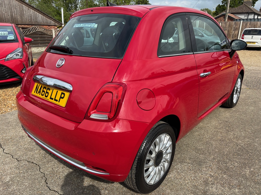 Fiat 500 1.2 Lounge Euro 6 S S NA66LLP Red #6