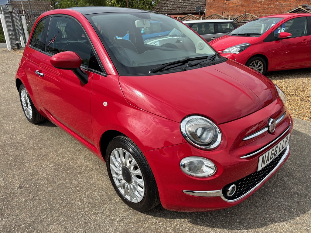 Fiat 500 1.2 Lounge Euro 6 S S Red