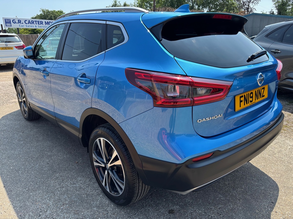 Nissan Qashqai 1.3 Dig-t N-connecta Euro 6 S S FN19NNZ Blue #4