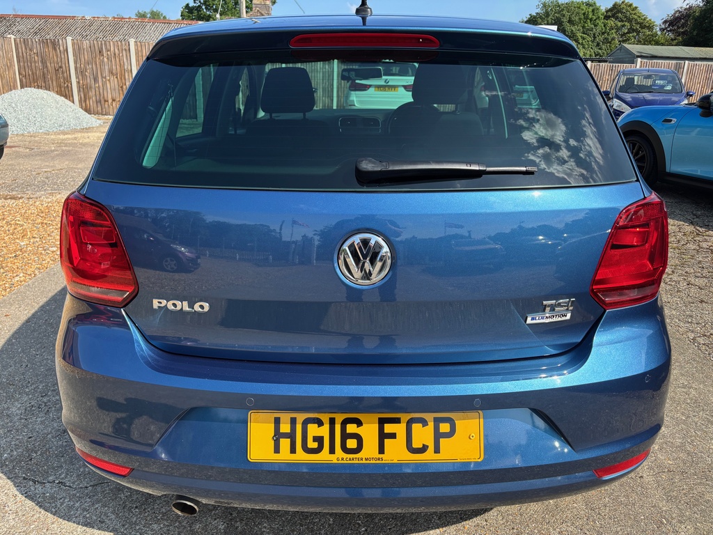 Volkswagen Polo 1.2 Tsi Bluemotion Tech Match Euro 6 S S HG16FCP Blue #5