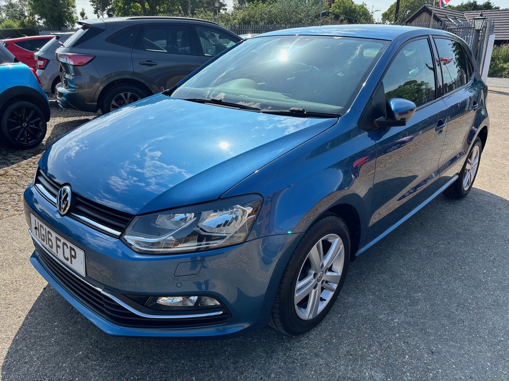 Volkswagen Polo 1.2 Tsi Bluemotion Tech Match Euro 6 S S HG16FCP Blue #3