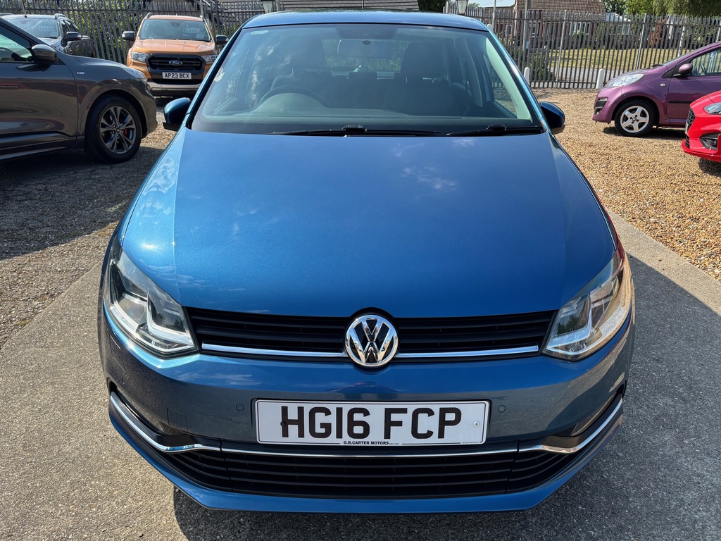 Volkswagen Polo 1.2 Tsi Bluemotion Tech Match Euro 6 S S HG16FCP Blue #2