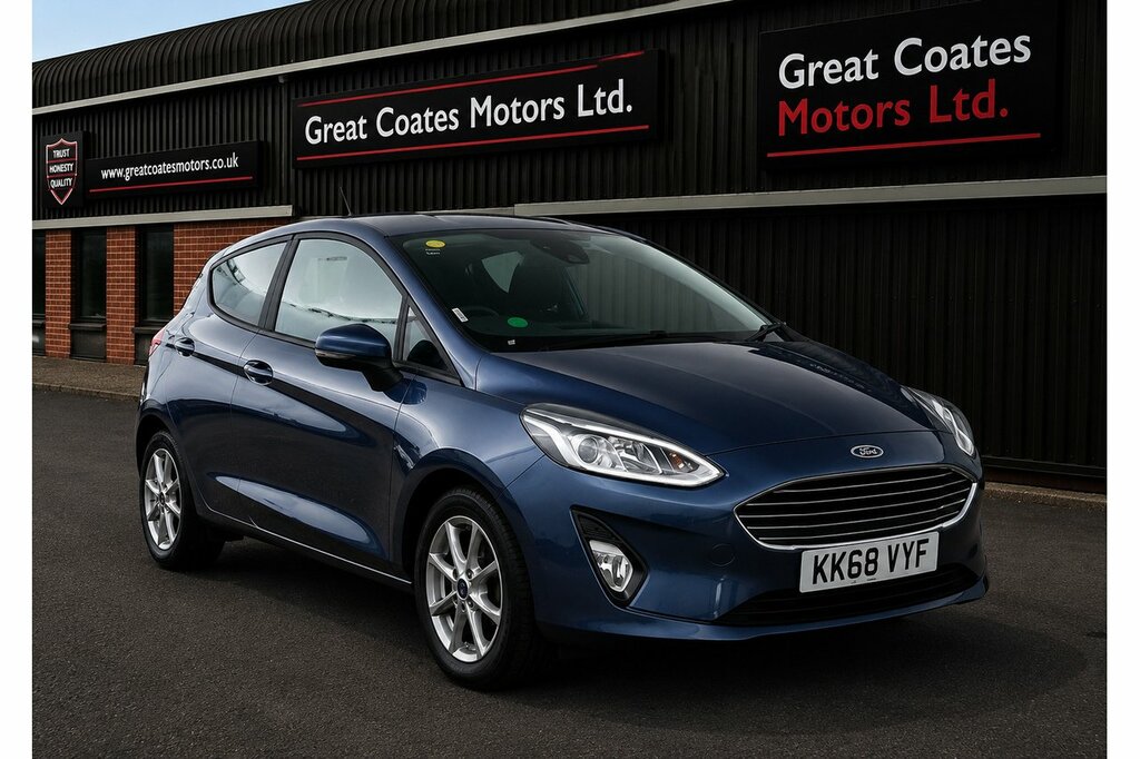 Ford Fiesta 1.0T Ecoboost Zetec U2117 Ulez Blue