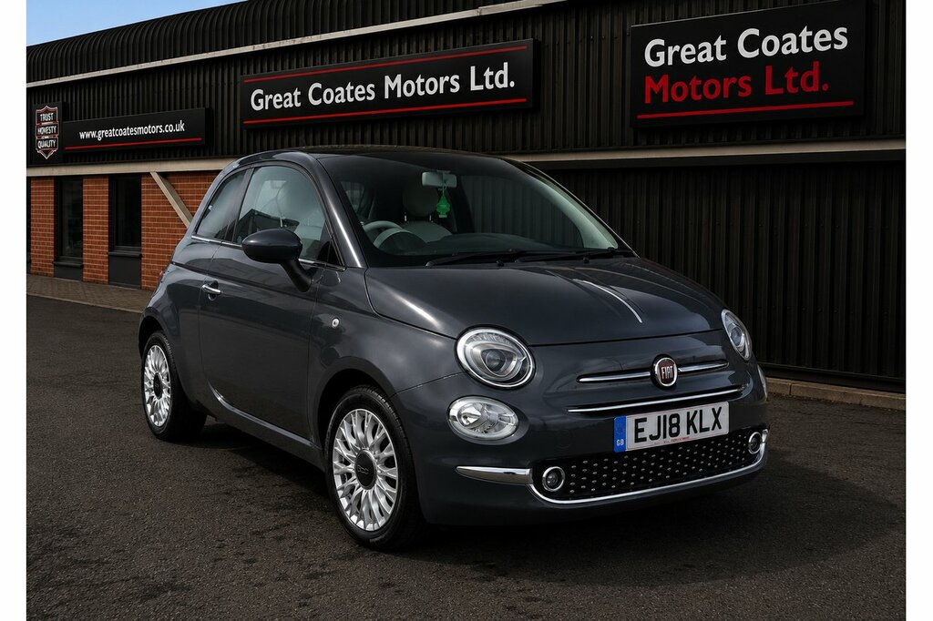 Fiat 500 Lounge U2121 Ulez Grey