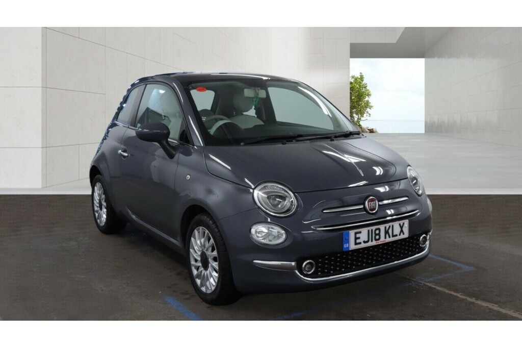 Fiat 500 Lounge U2121 Ulez EJ18KLX Grey #2