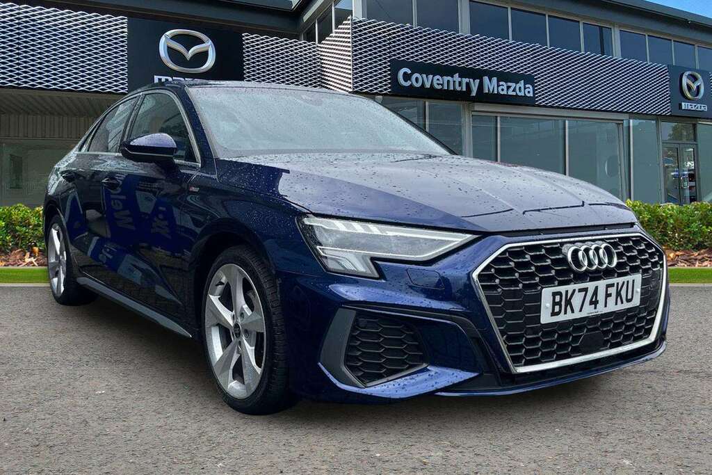 Audi A3 1.5 Tfsi 35 S Line Saloon Euro 6 Blue