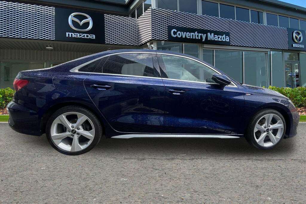 Audi A3 1.5 Tfsi 35 S Line Saloon Euro 6 BK74FKU Blue #3