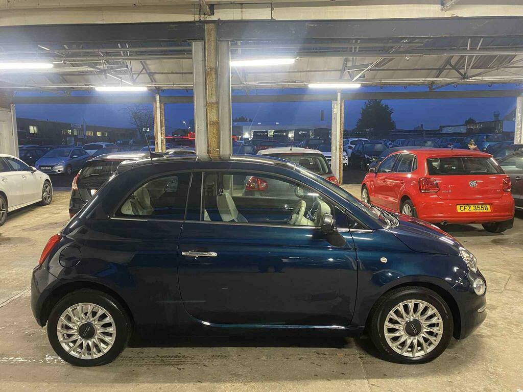 Fiat 500 1.2 Lounge Euro 6 S S YG17NYW Blue #3