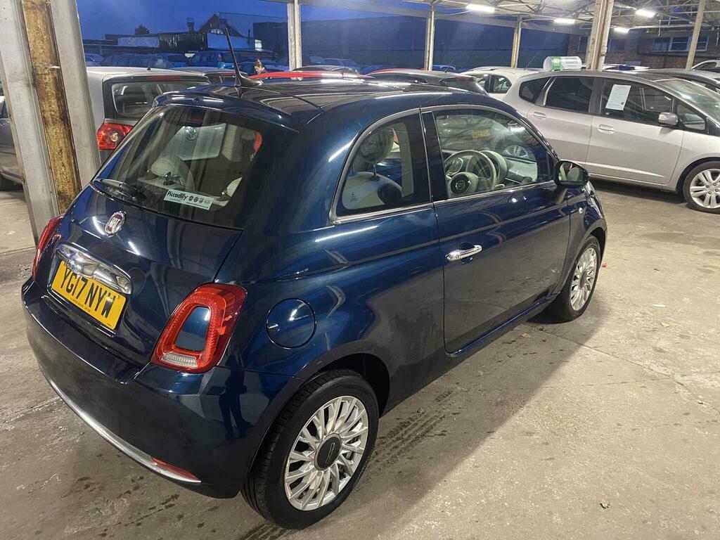 Fiat 500 1.2 Lounge Euro 6 S S YG17NYW Blue #6
