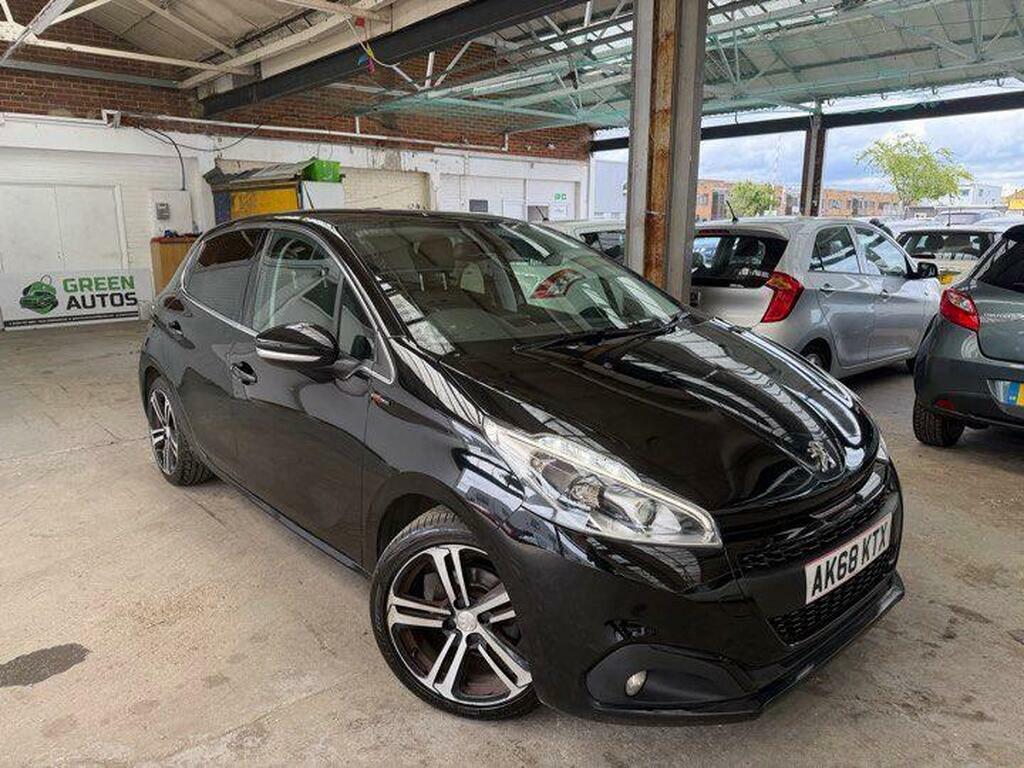 Peugeot 208 1.2 Puretech Gpf Gt Line Euro 6 S S Black