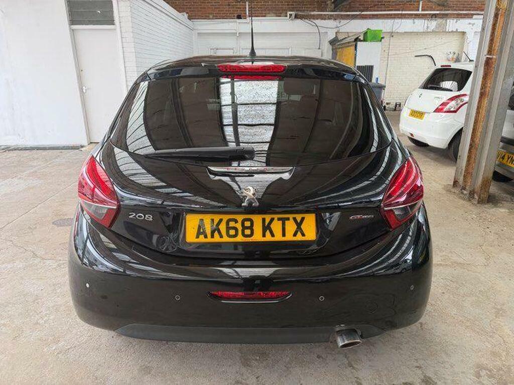 Peugeot 208 1.2 Puretech Gpf Gt Line Euro 6 S S AK68KTX Black #5
