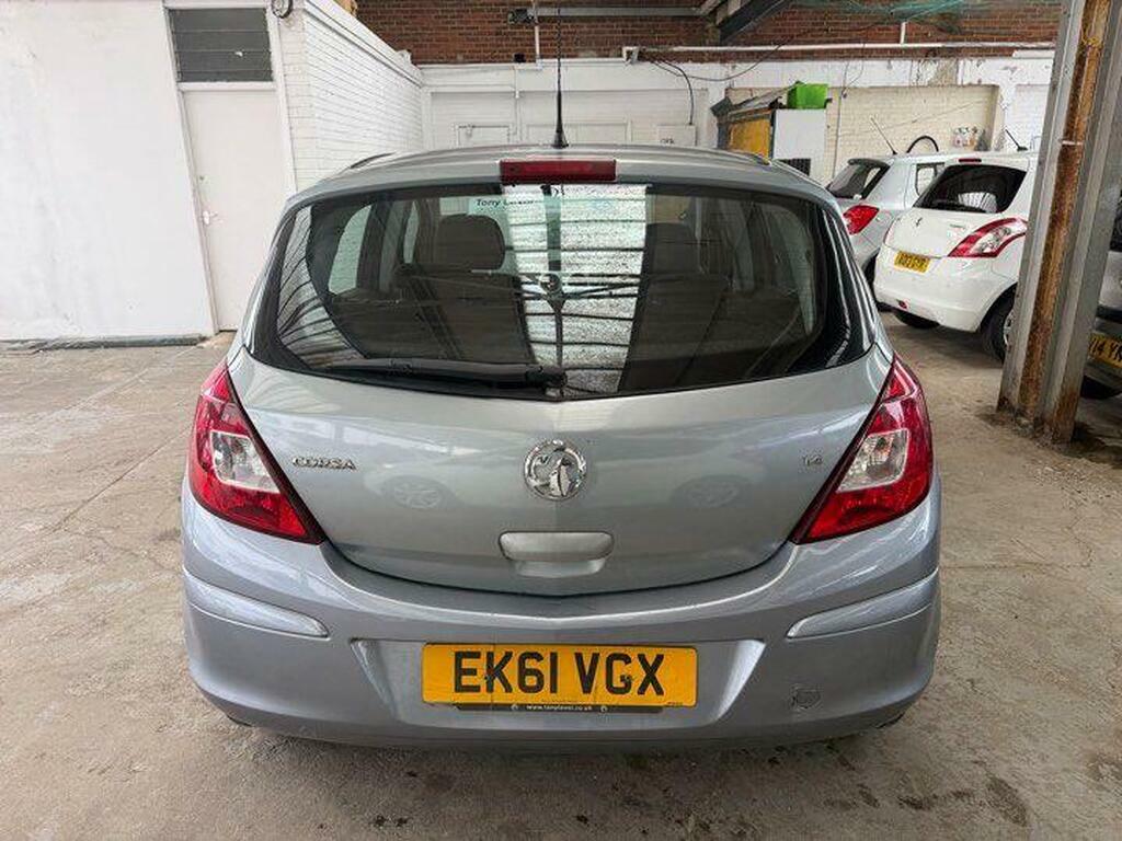 Vauxhall Corsa 1.4 16V Exclusiv Euro 5 EK61VGX Silver #5