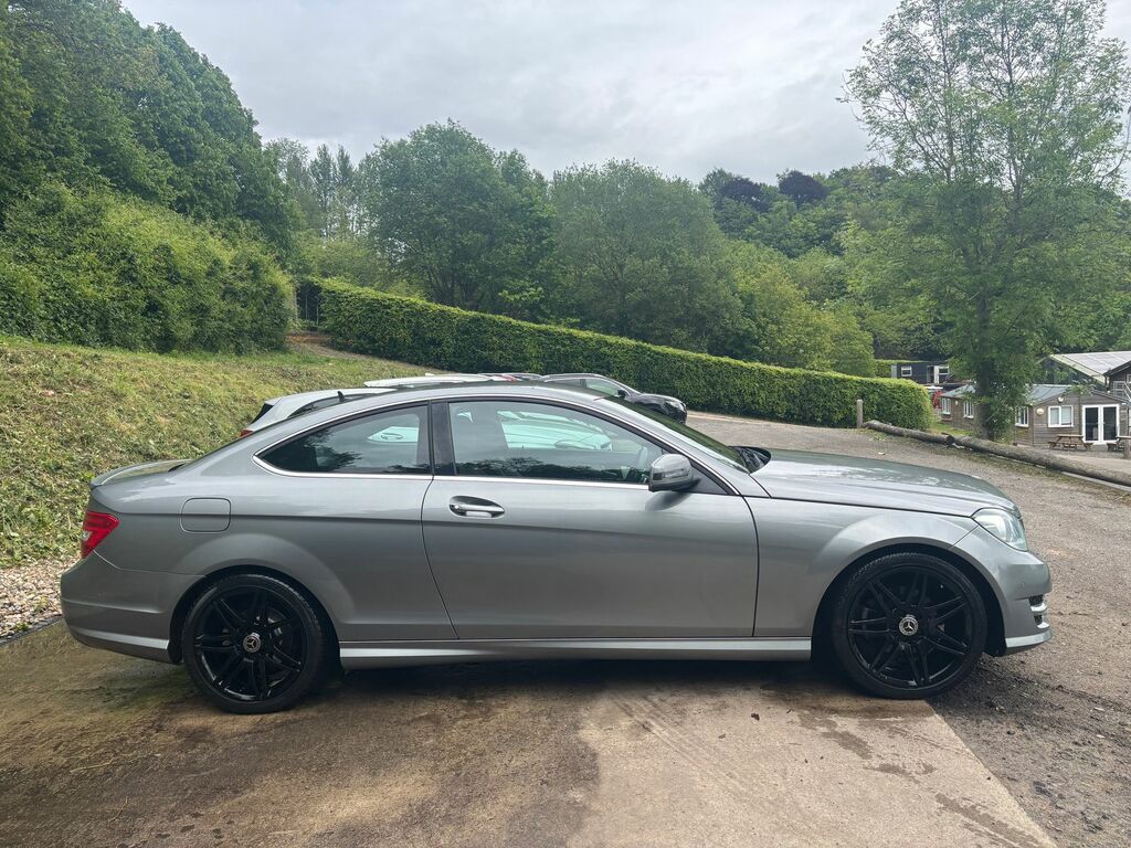 Mercedes-Benz C Class 1.6 C180 Blueefficiency Amg Sport Plus Coupe P Silver #4