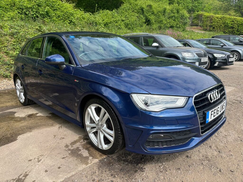 Audi A3 1.4 Tfsi S Line Sportback Euro 6 FE16UWS Blue #3