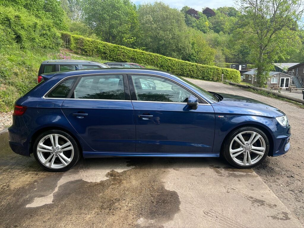 Audi A3 1.4 Tfsi S Line Sportback Euro 6 FE16UWS Blue #4