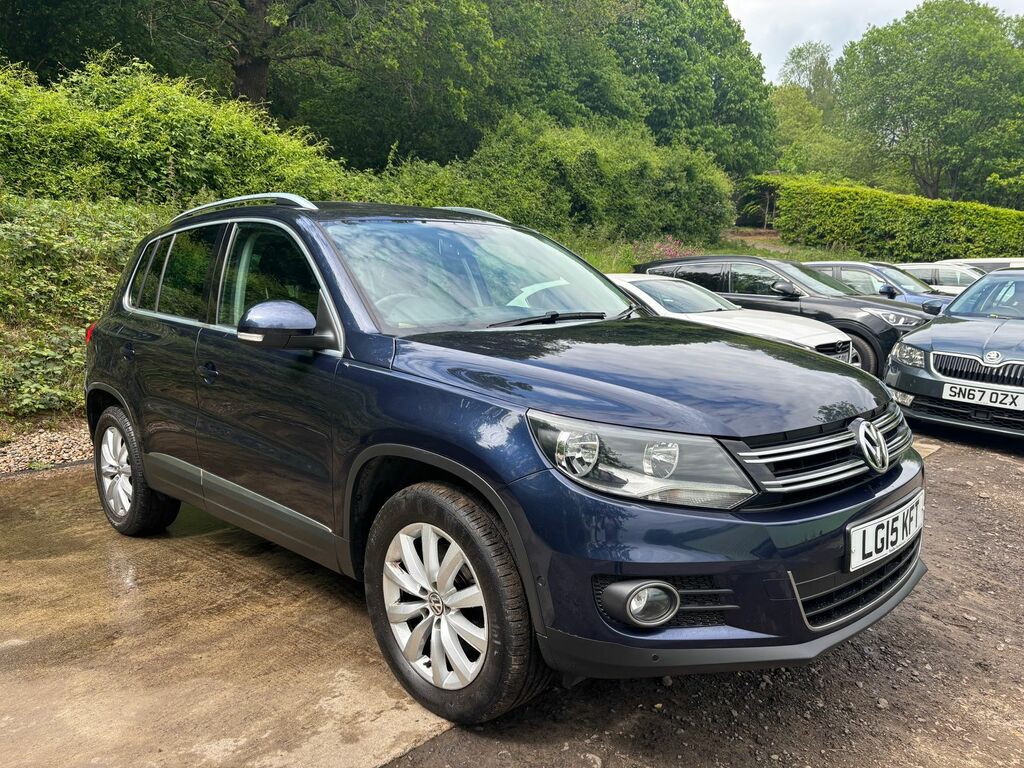 Volkswagen Tiguan 2.0 Tdi Bluemotion Tech Match Suv Manua LG15KFT Blue #3