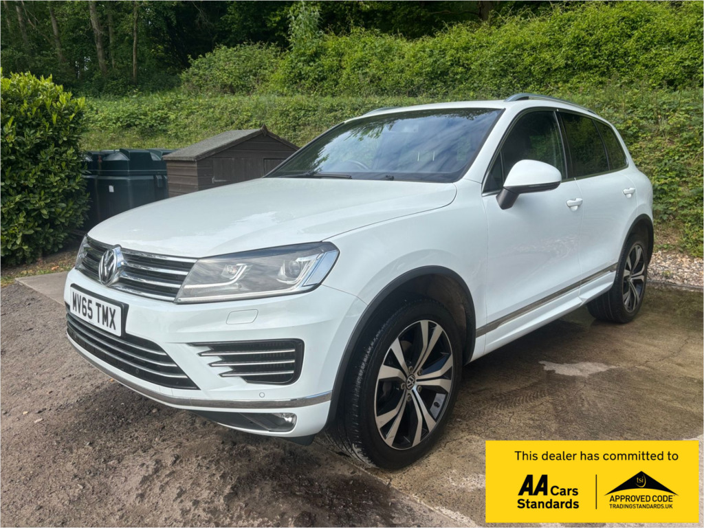 Volkswagen Touareg 3.0 Tdi V6 Bluemotion Tech R-line Suv T White