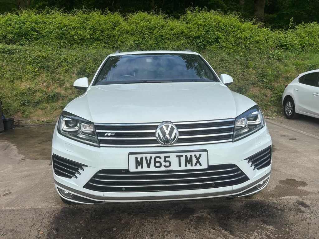 Volkswagen Touareg 3.0 Tdi V6 Bluemotion Tech R-line Suv T MV65TMX White #2